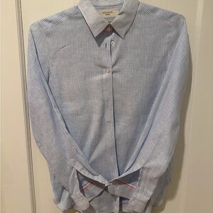 MaxMara Light Blue Pinstripe Shirt